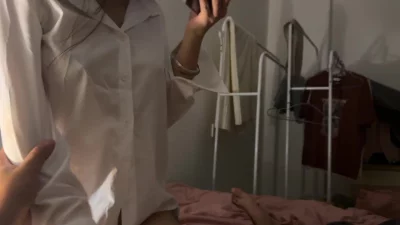 [原创]白衬衣+高跟纹身小女友返场